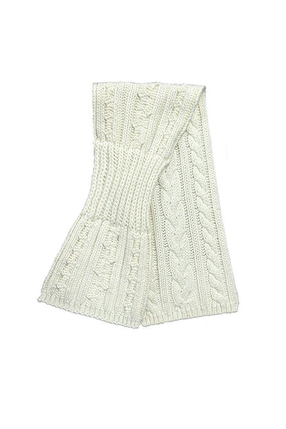 Merino Cable Knit Scarf