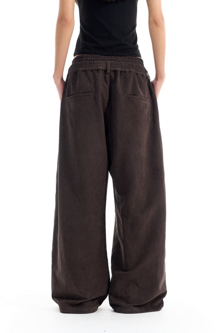 Pleated Double Waist Wide Pants — Blind/No Plan — view 3
