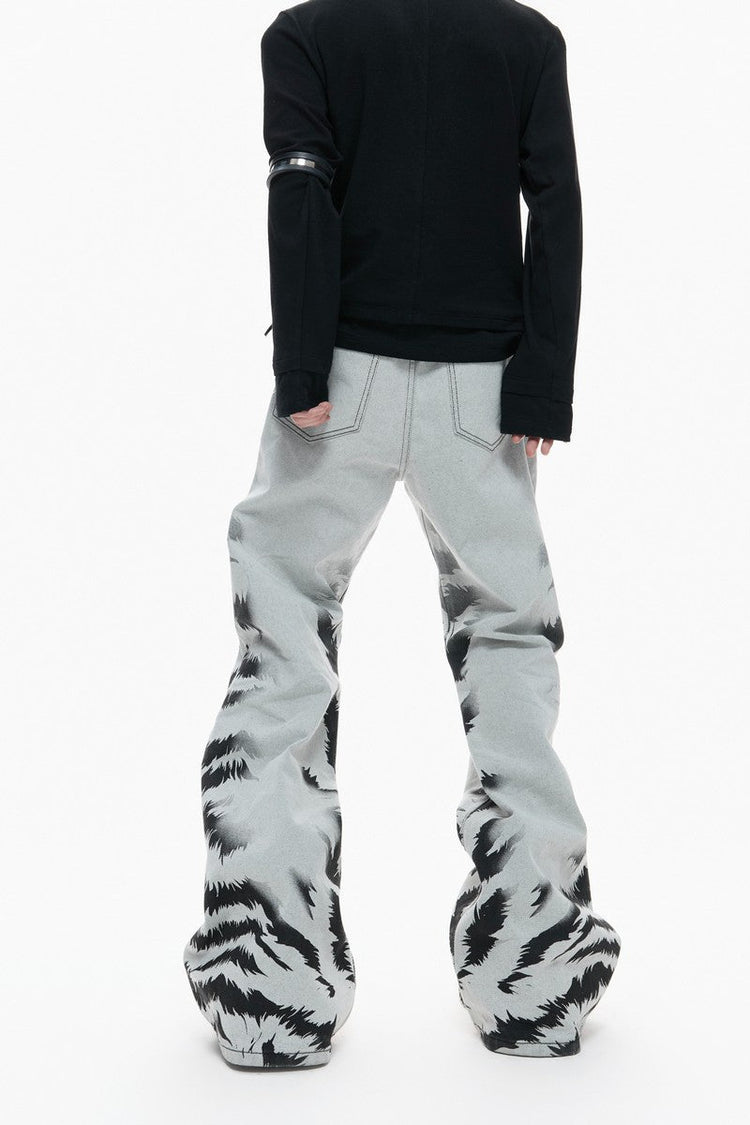 Washed Tie Dye Jeans