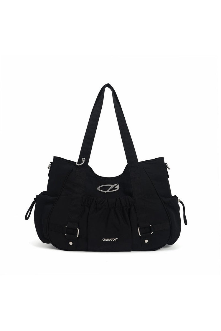 Ruched Nylon Tote Bag — Cultivator