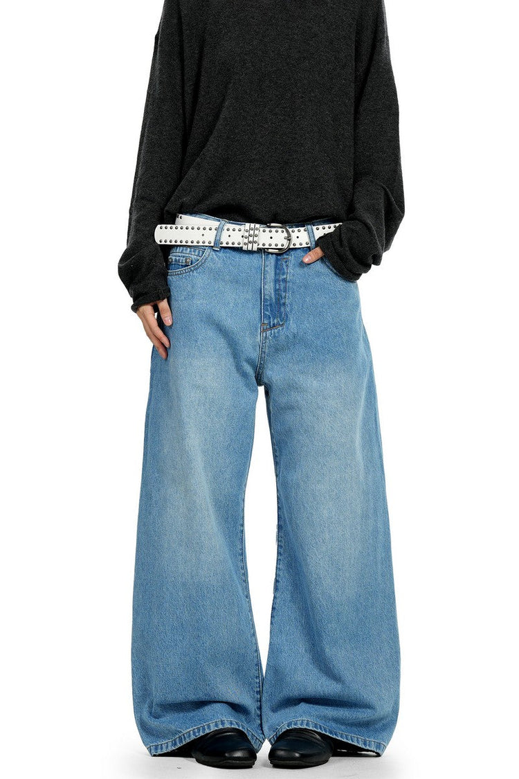 Sky Blue Blade Jeans — Trenqor Basics — view 5
