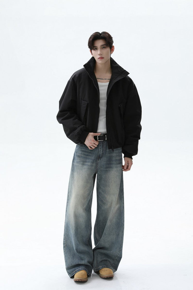 Lightweight Down Stand Collar Puffer