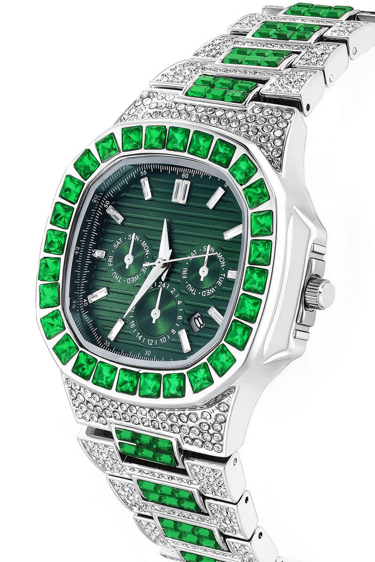 Iced Nautilus Quartz Watch