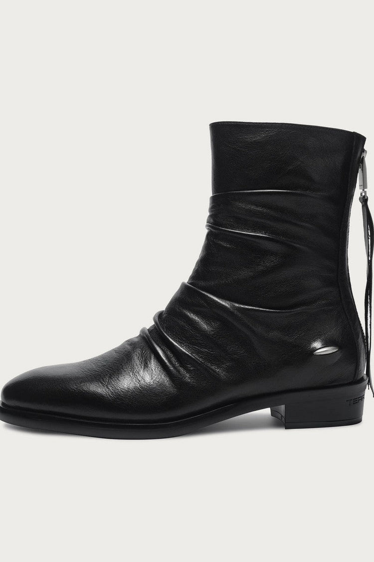Wrinkled Horsehide Chelsea Boots — TERRAINCOGNITA