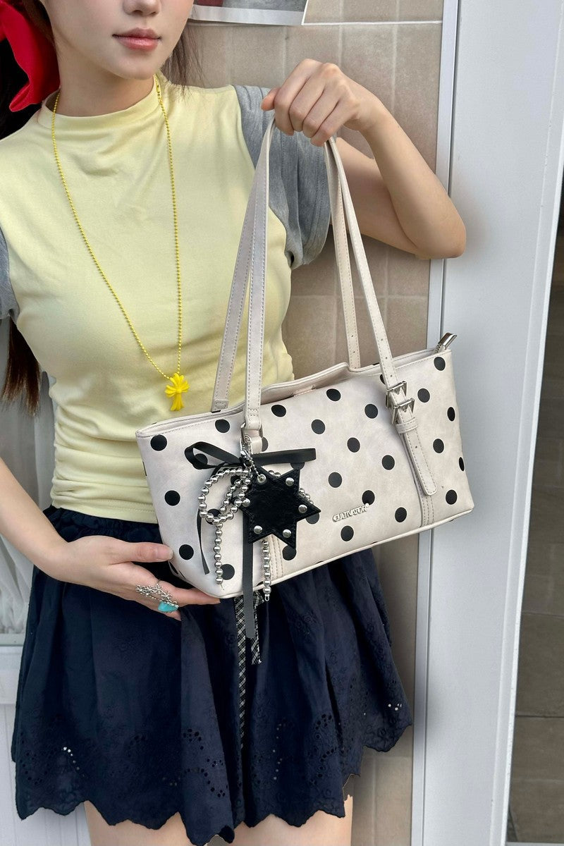 Polka Dot Underarm Bag