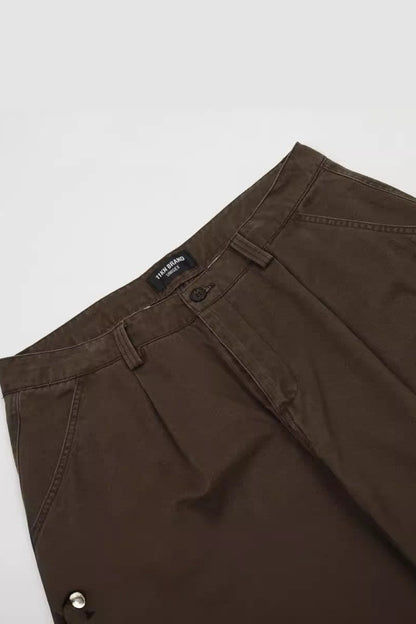 Multi Pocket Wide Cargo Pants
