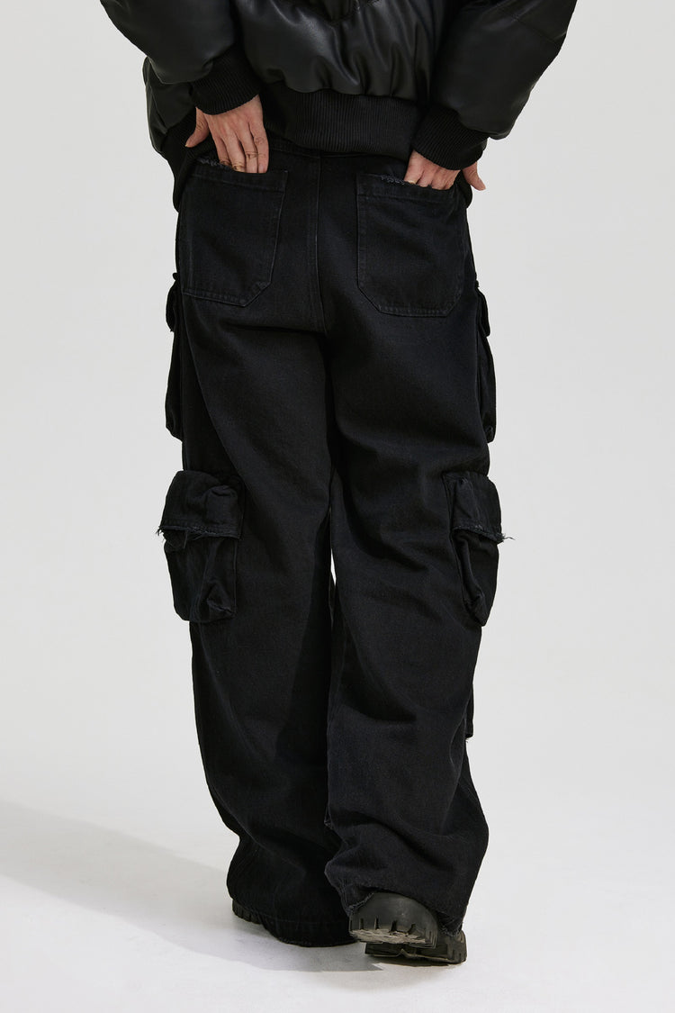 Multi Pocket Cargo Jeans — Antidote — view 4