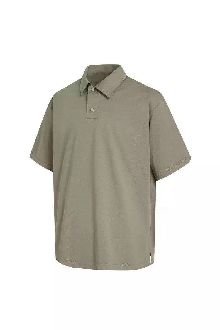 Heavyweight Basic Collar Polo Shirt — GUGR