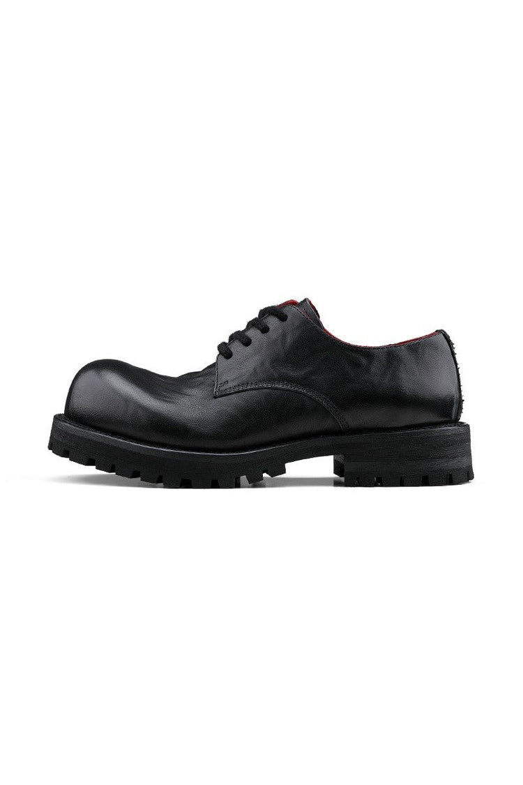 Refine Snakeskin Derby Shoes — Hanqiaoriji — view 2