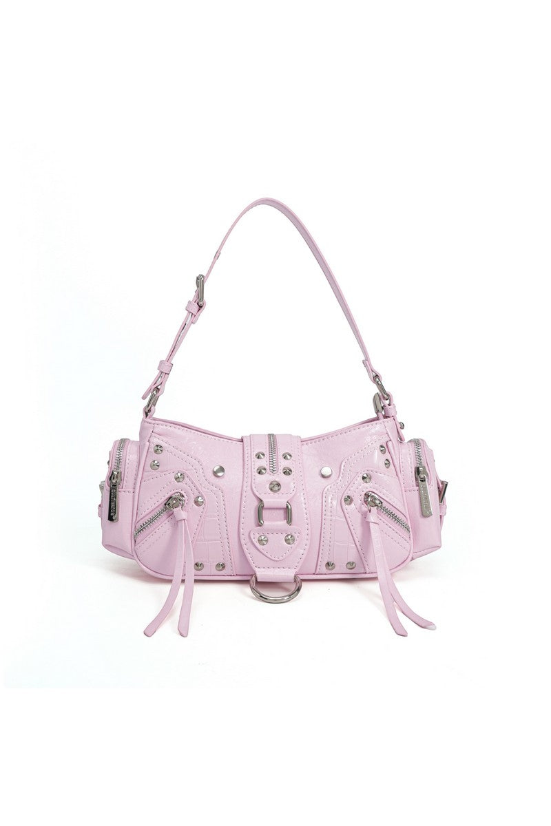 Waxed Leather Biker Bag