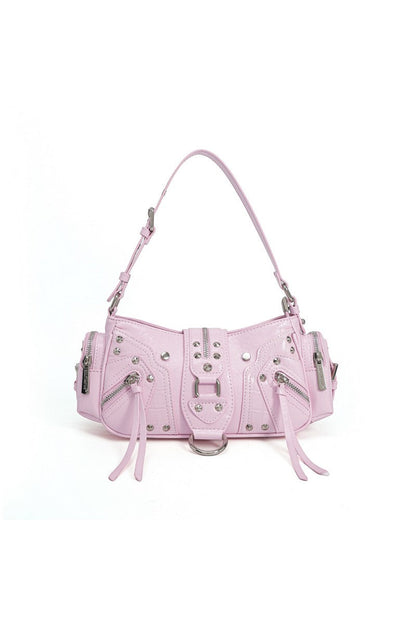 Waxed Leather Biker Bag