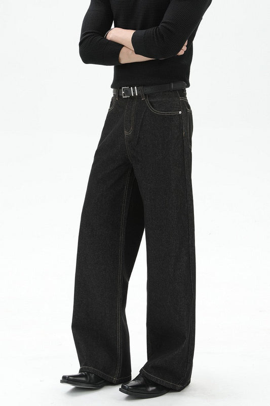 Vintage Washed A-Line Jeans