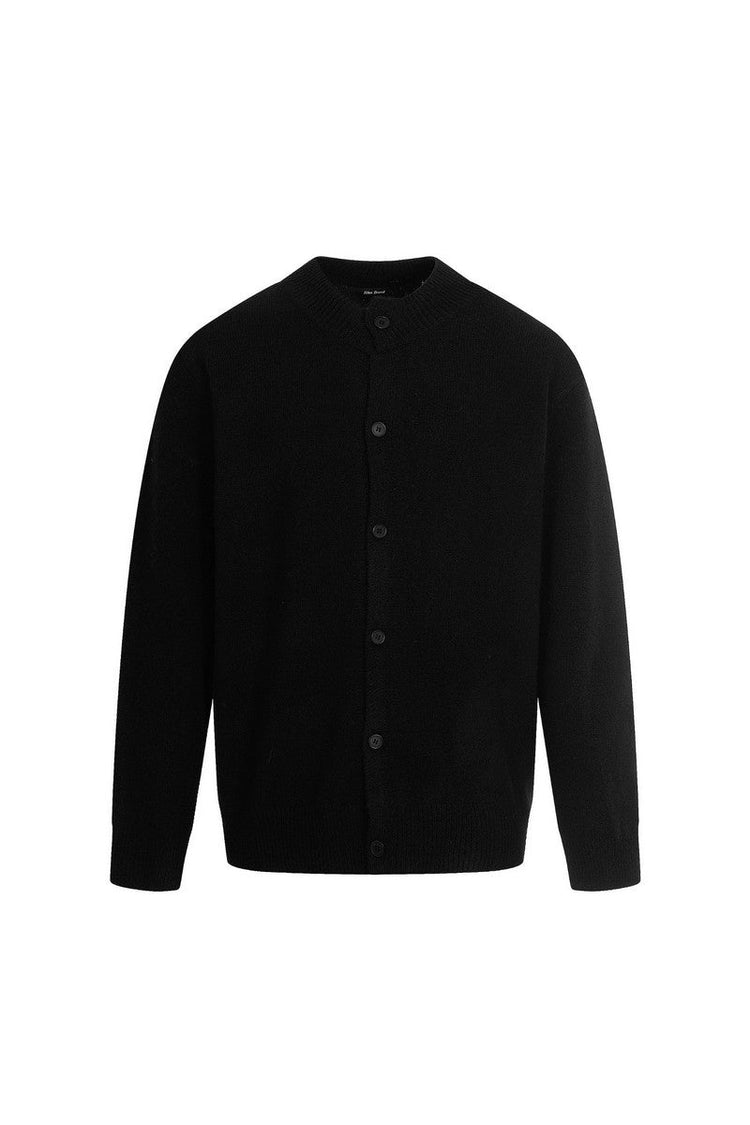 Button Up Knit Cardigan — Trenqor Basics — view 4