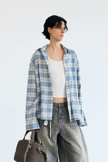 Vintage Plaid Shirt Jacket — PeopleStyle — view 2