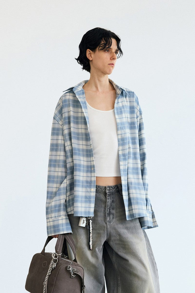 Vintage Plaid Shirt Jacket — PeopleStyle — view 2