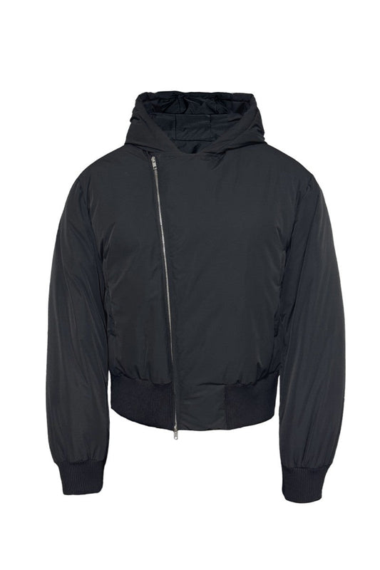 Asymmetrical Placket Puffer Jacket — JCAESAR