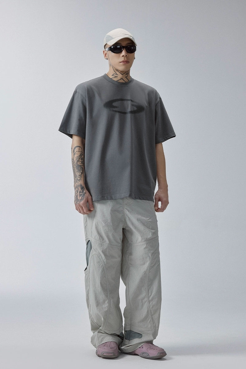 Faded Logo Print Tee