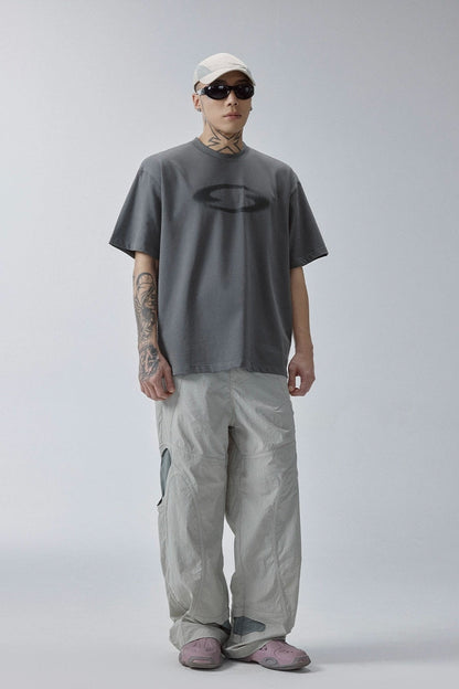 Faded Logo Print Tee