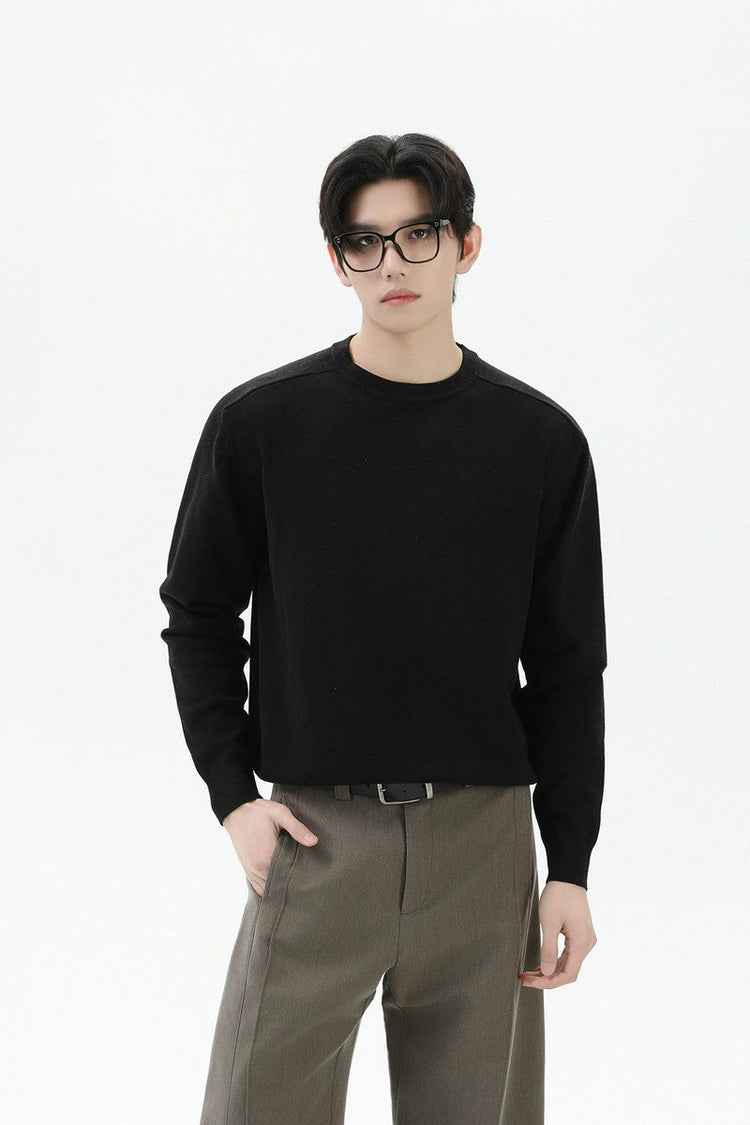 Crewneck Oversized Knit Sweater — Turntide