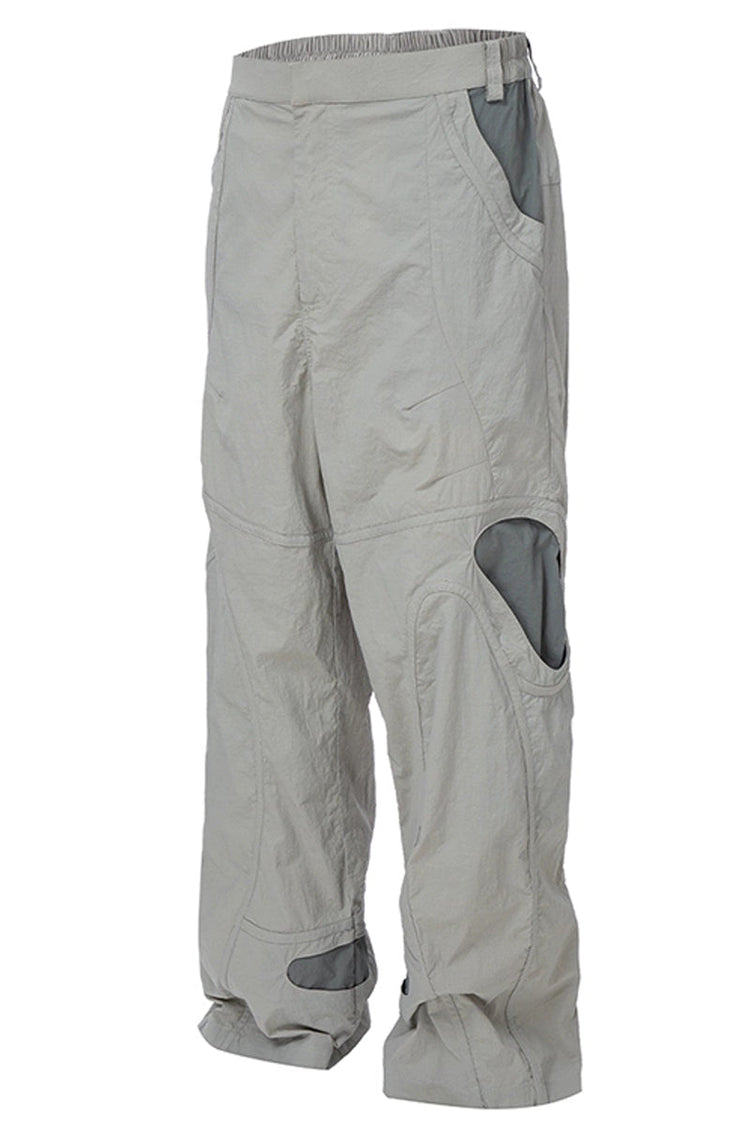 Color Block Cargo Pants — F2CE — view 4