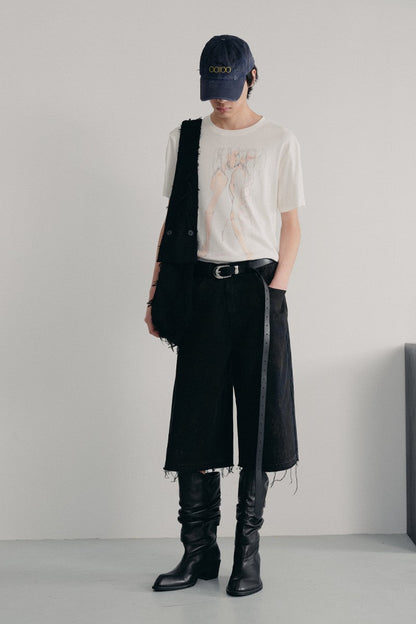 Fringe Quilted Hobo Bag