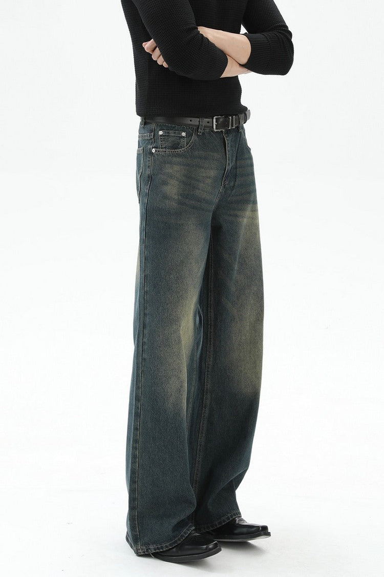 Vintage Washed A-Line Jeans — Turntide — view 3