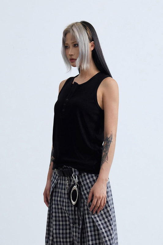 Modal Henley Slim Tank