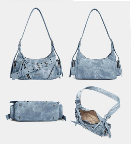 Y2K Biker Underarm Bag