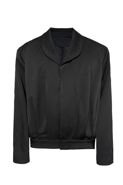 Pleated Laser Cut Jacket
