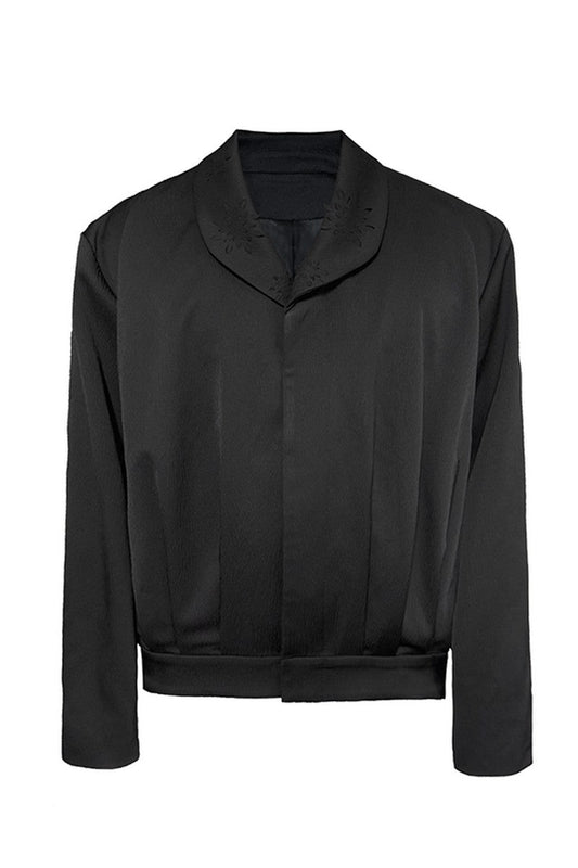 Pleated Laser Cut Jacket
