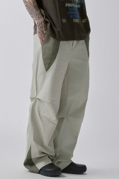 Colorblock Utility Cargo Pants