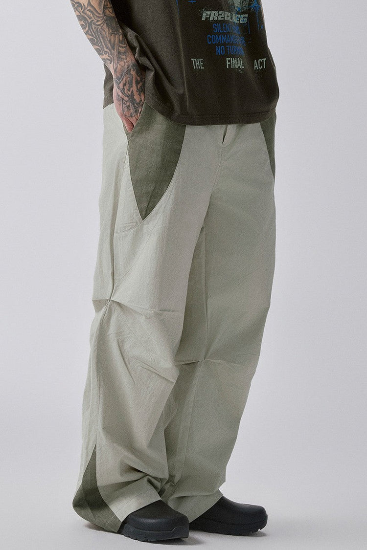Colorblock Utility Cargo Pants — F2CE