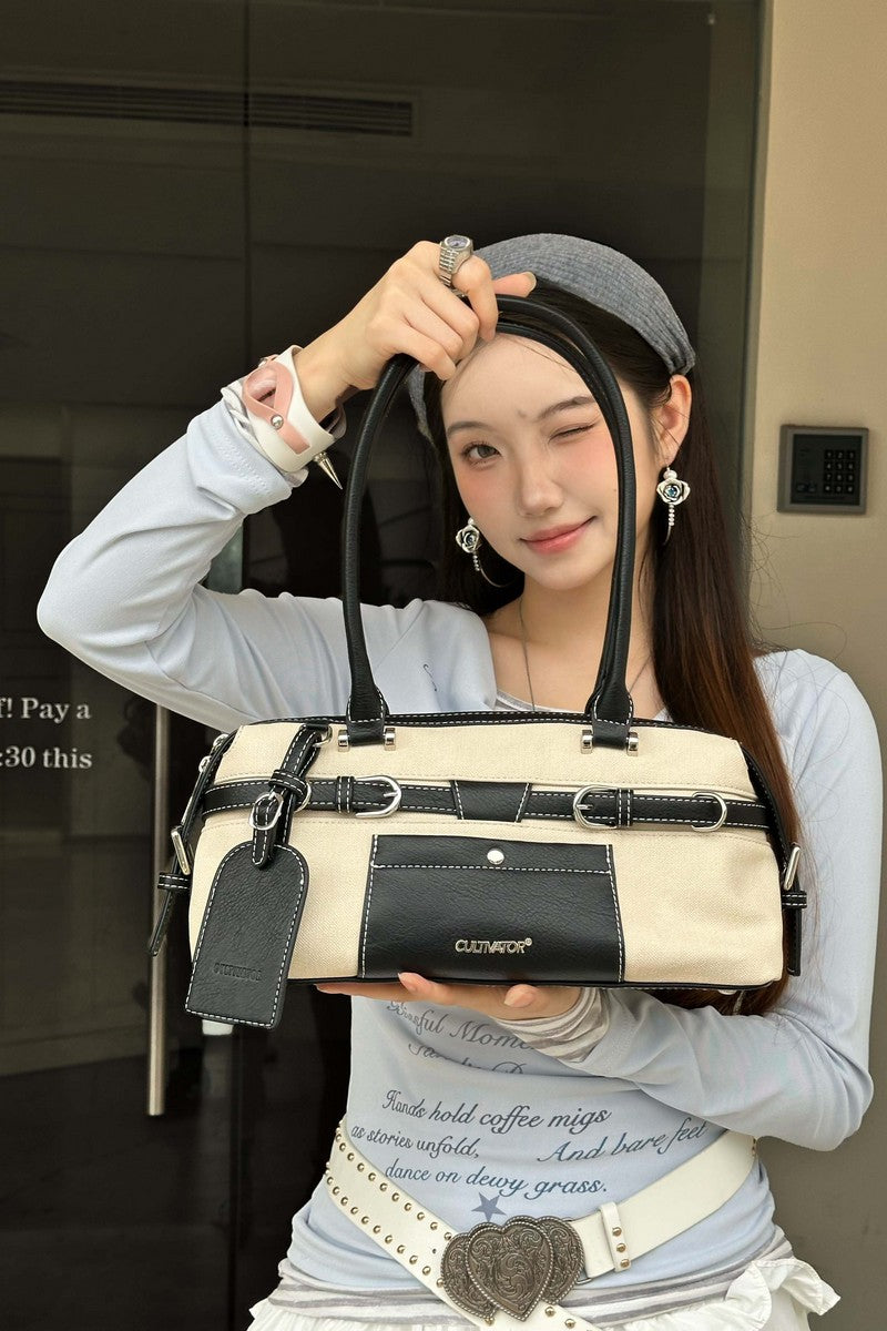 Vintage Baguette Shoulder Bag