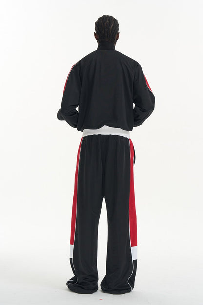 Horse Print Relaxed Track Jacket