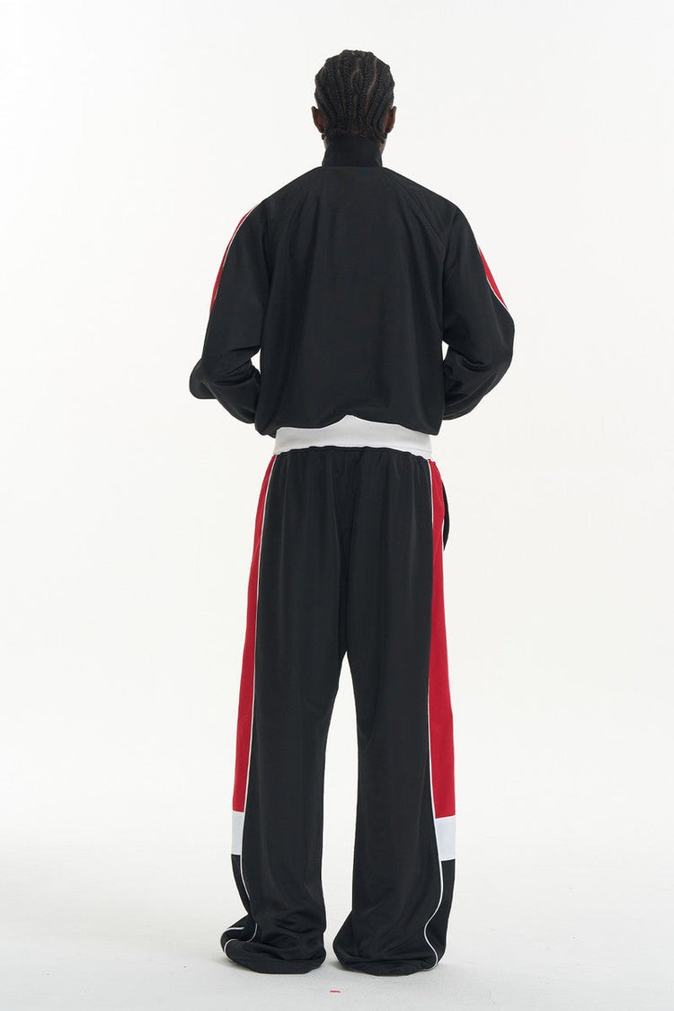 Horse Print Relaxed Track Jacket