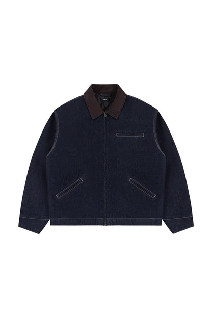 Faded Detroit Denim Jacket
