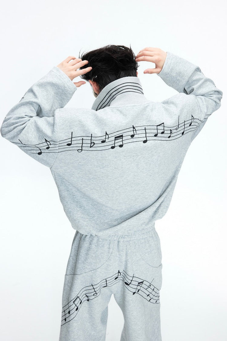 Embroidered Musical Jacket — Argue Culture — view 4