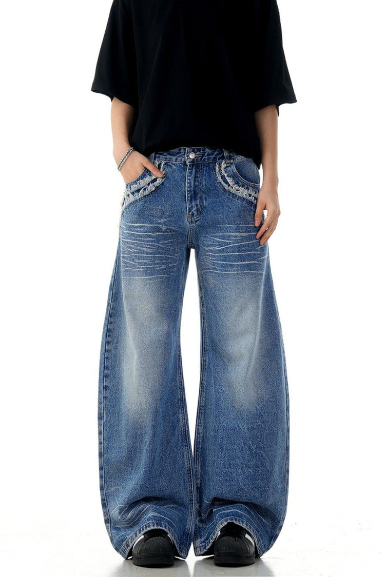 Raw Hem Blade Jeans — Trenqor Basics
