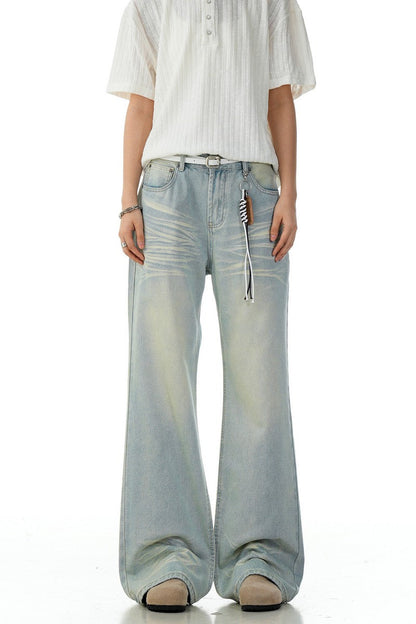 Blue Whisker Jeans
