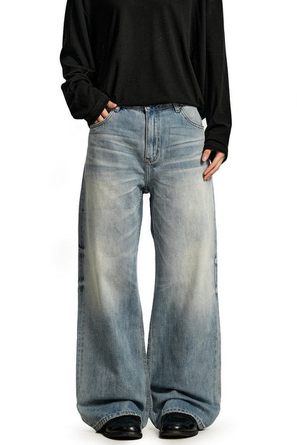 Whisker Wash Jeans
