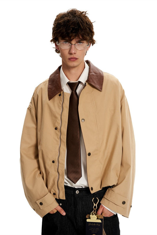 Black Minimalist Casual Jacket