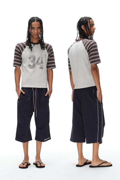 Side Stripe Cargo Shorts