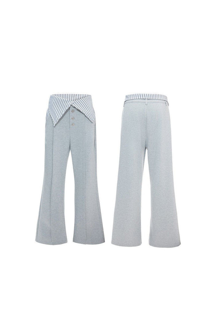Layered Striped Sweatpants — Argue Culture — view 5