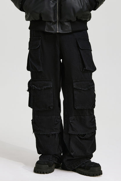 Multi Pocket Cargo Jeans
