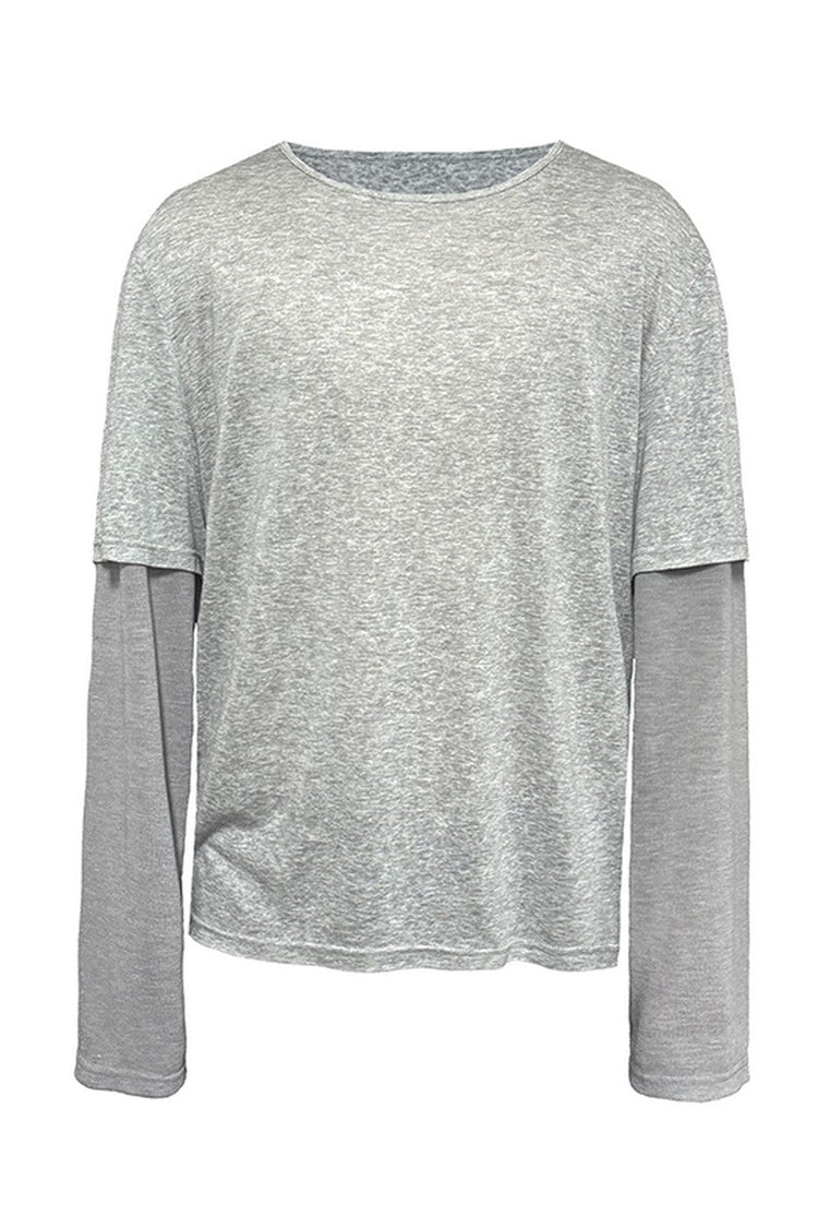Layered Slub Long Sleeve