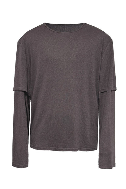 Layered Slub Long Sleeve