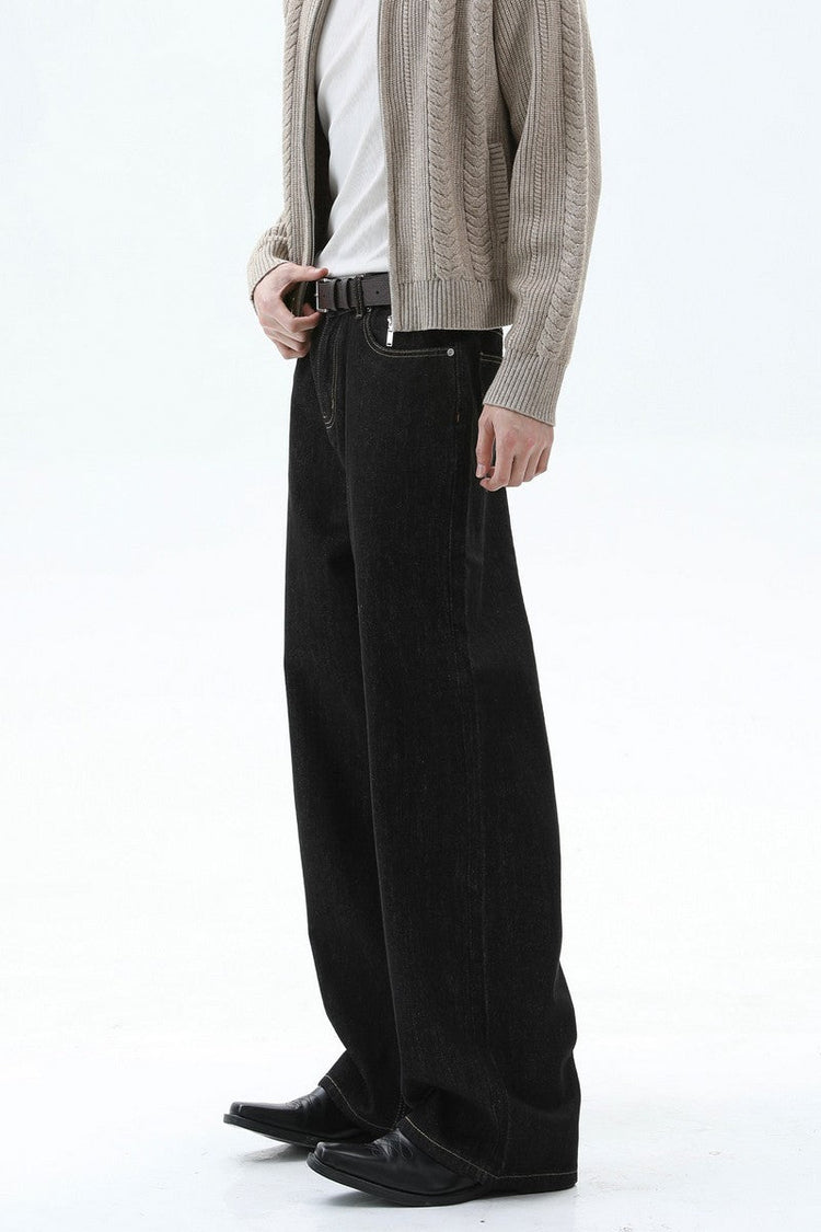 Handstitched Relaxed Fit Jeans — Turntide — view 3