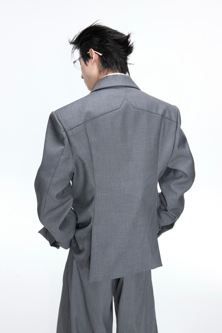 Braided Double Breasted Blazer — Argue Culture — view 4
