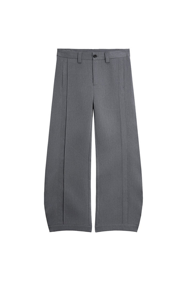 Quilted Pleated Wide Leg Trousers — Turntide — view 5