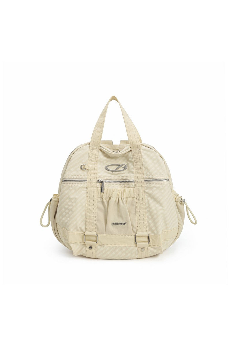 Ruched Nylon Backpack